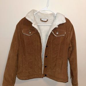 Sherpa Lined Corduroy Jacket